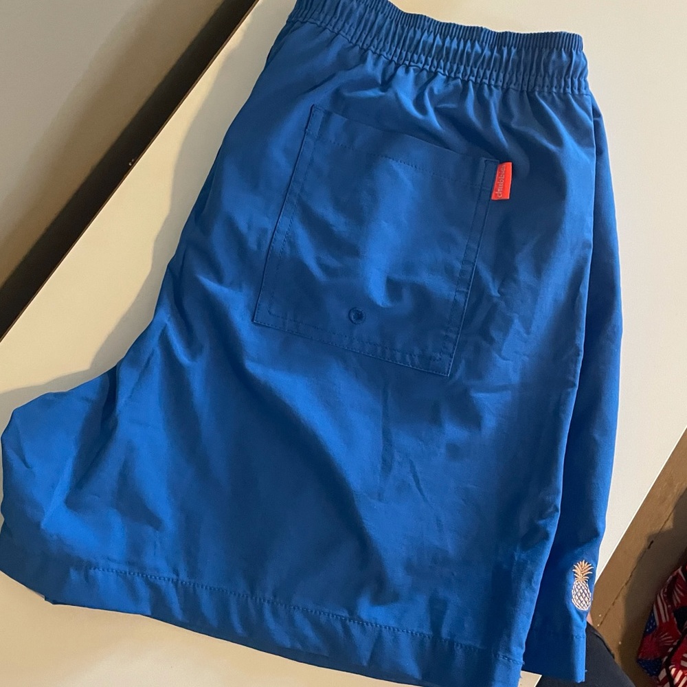blue chubbies mens xl swim trunks • chubbies xl